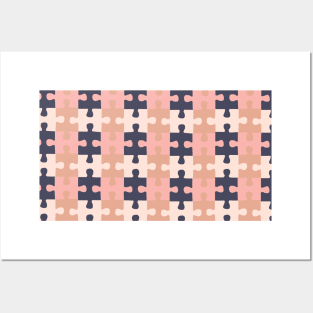 Puzzle Pattern Posters and Art